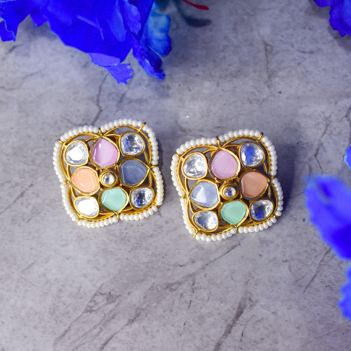 Pastel Oversized Studs