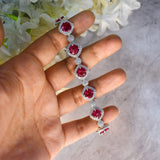 Charming Ruby Bracelet