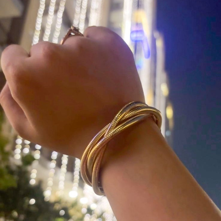 Knot Multi-Strand Anti-Tarnish Bracelet